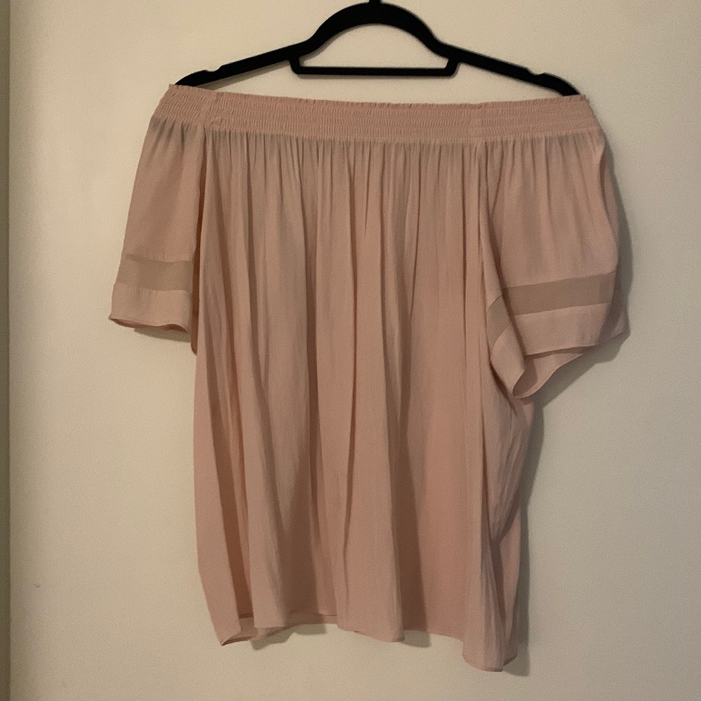 Ramy Brook, off the shoulder blouse.
